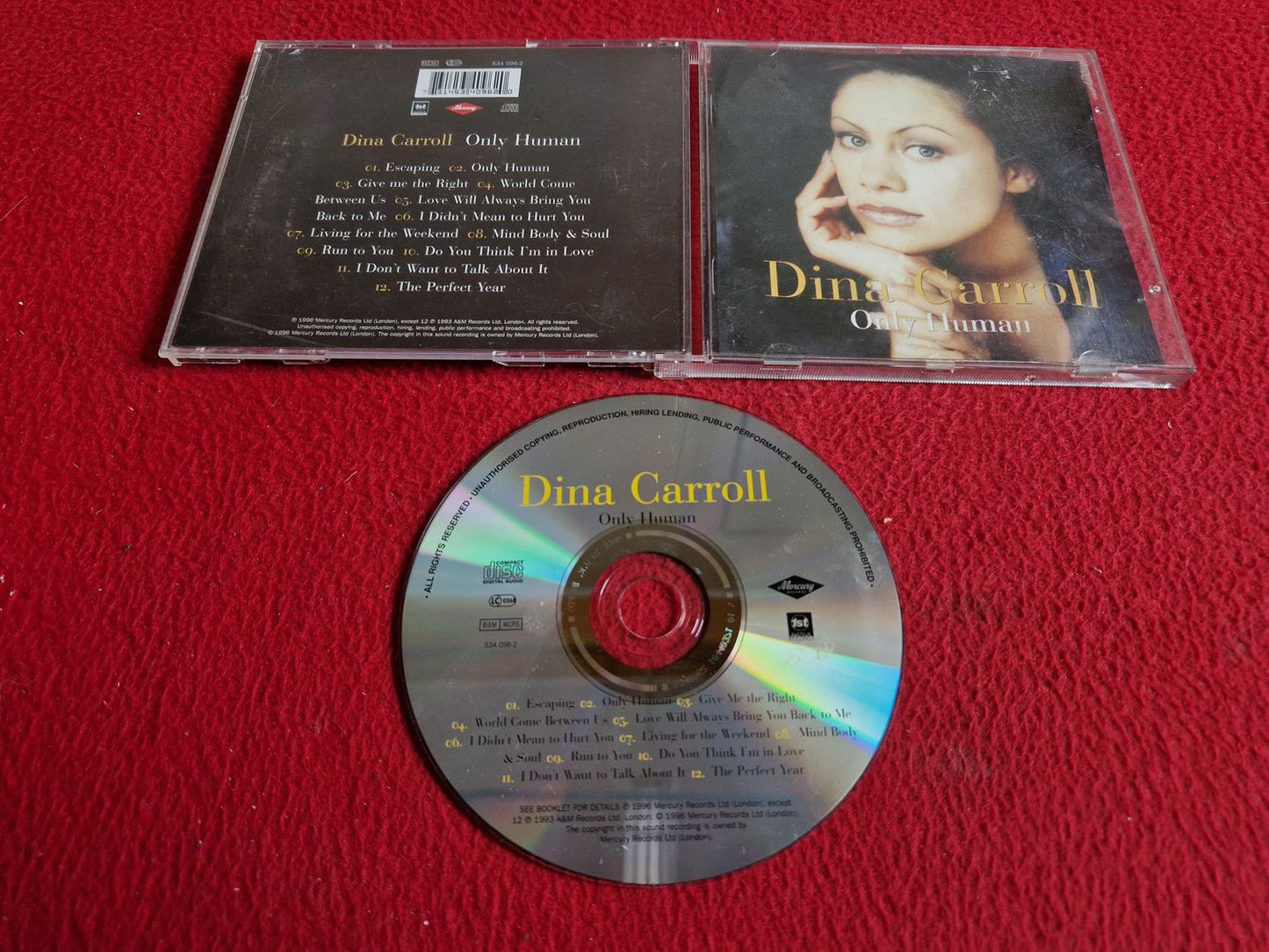DINA CARROLL ONLY HUMAN CD