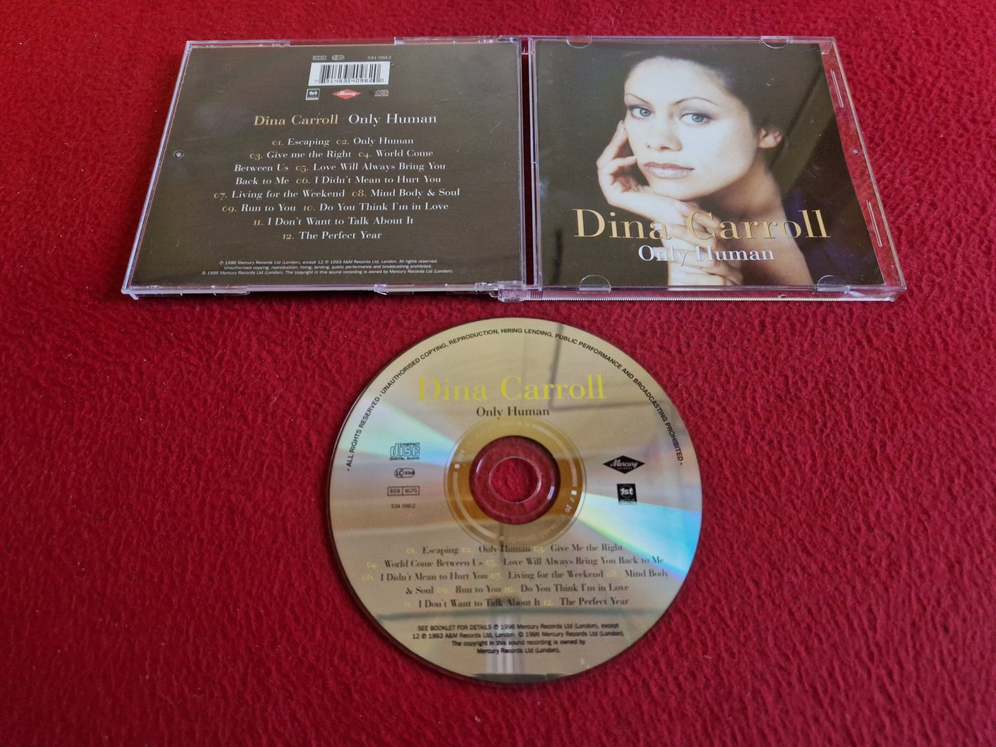 DINA CARROLL ONLY HUMAN CD