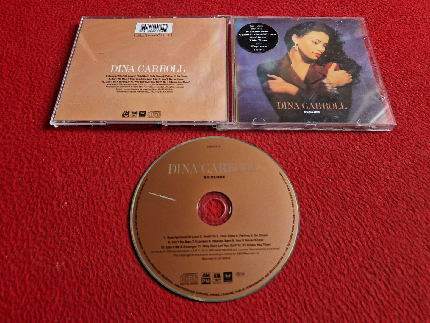 DINA CARROLL SO CLOSE CD