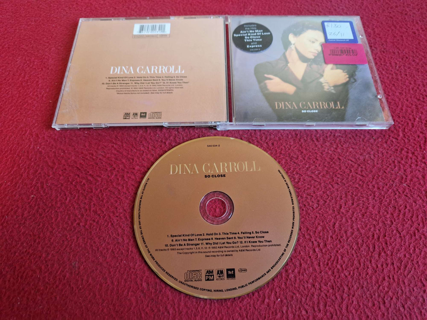 DINA CARROLL SO CLOSE CD