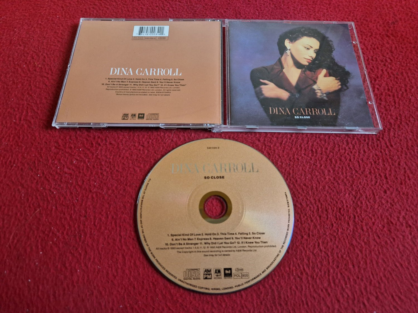 DINA CARROLL SO CLOSE CD
