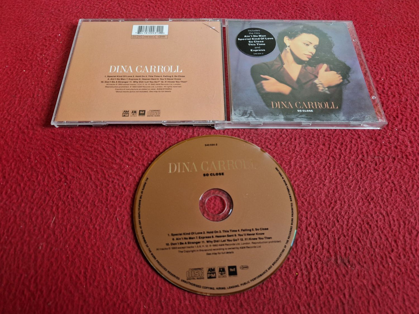 DINA CARROLL SO CLOSE CD