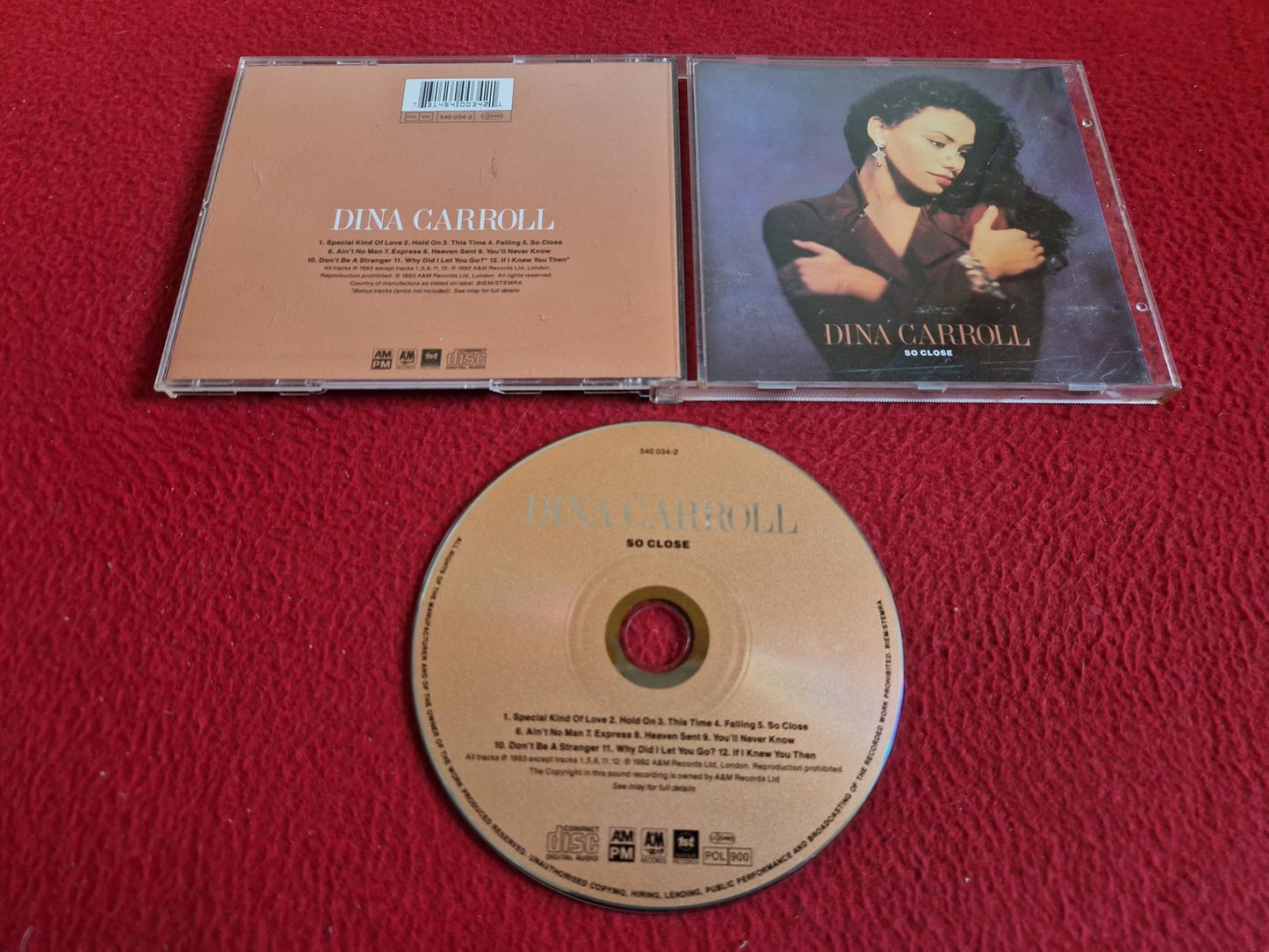 DINA CARROLL SO CLOSE CD