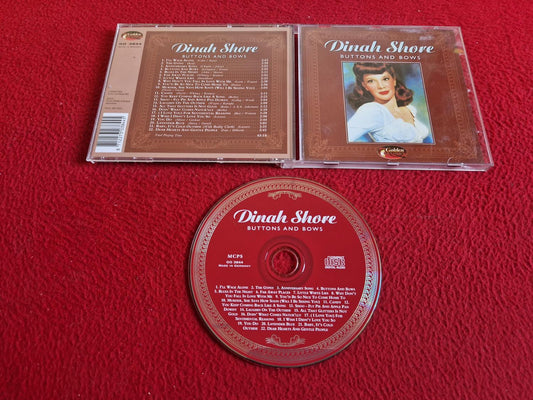 DINAH SHORE BUTTONS AND BOWS CD