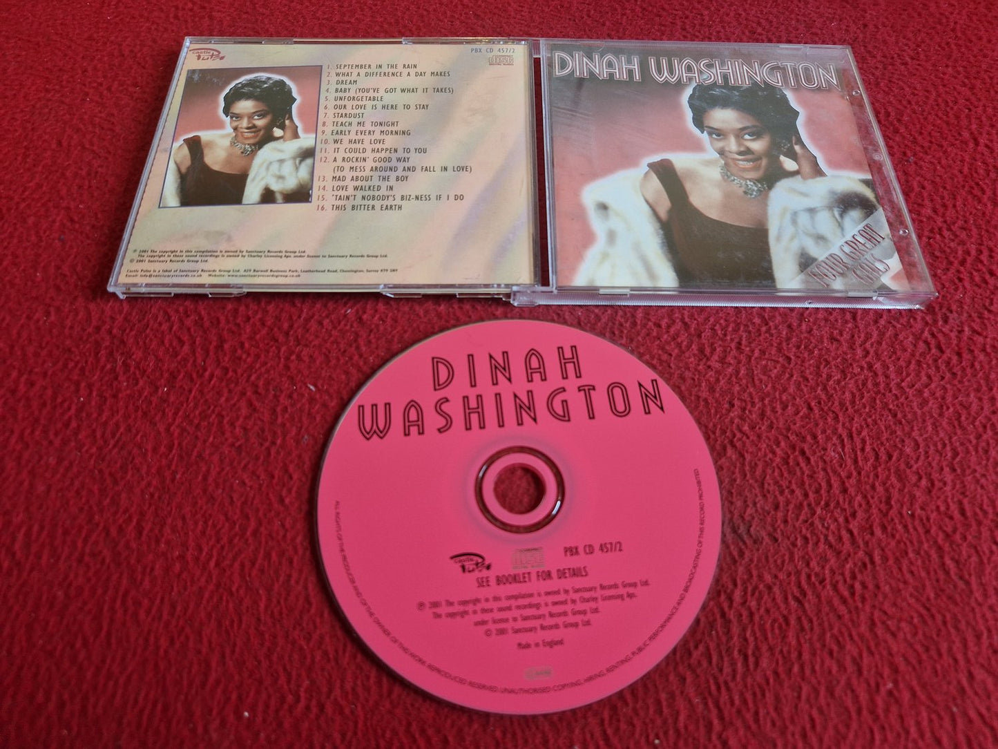 DINAH WASHINGTON [ FOUR GREAT GALS ] CD
