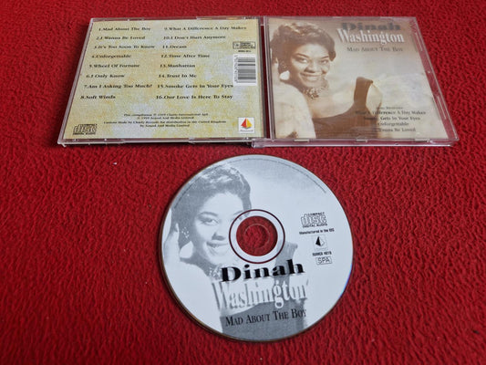 DINAH WASHINGTON MAD ABOUT THE BOY CD