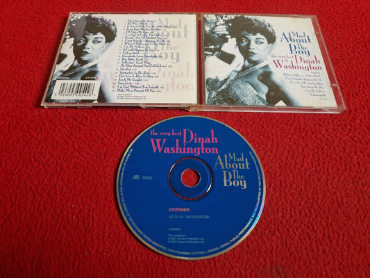 DINAH WASHINGTON MAD ABOUT THE BOY THE VERY BEST CD