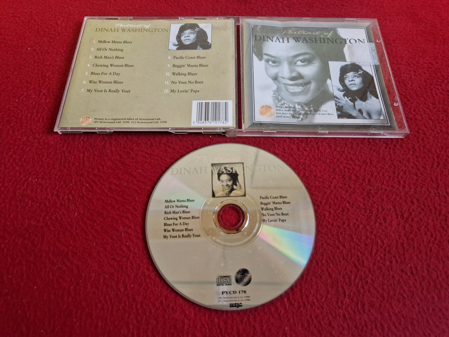 DINAH WASHINGTON – PORTRAIT OF DINAH WASHINGTON CD