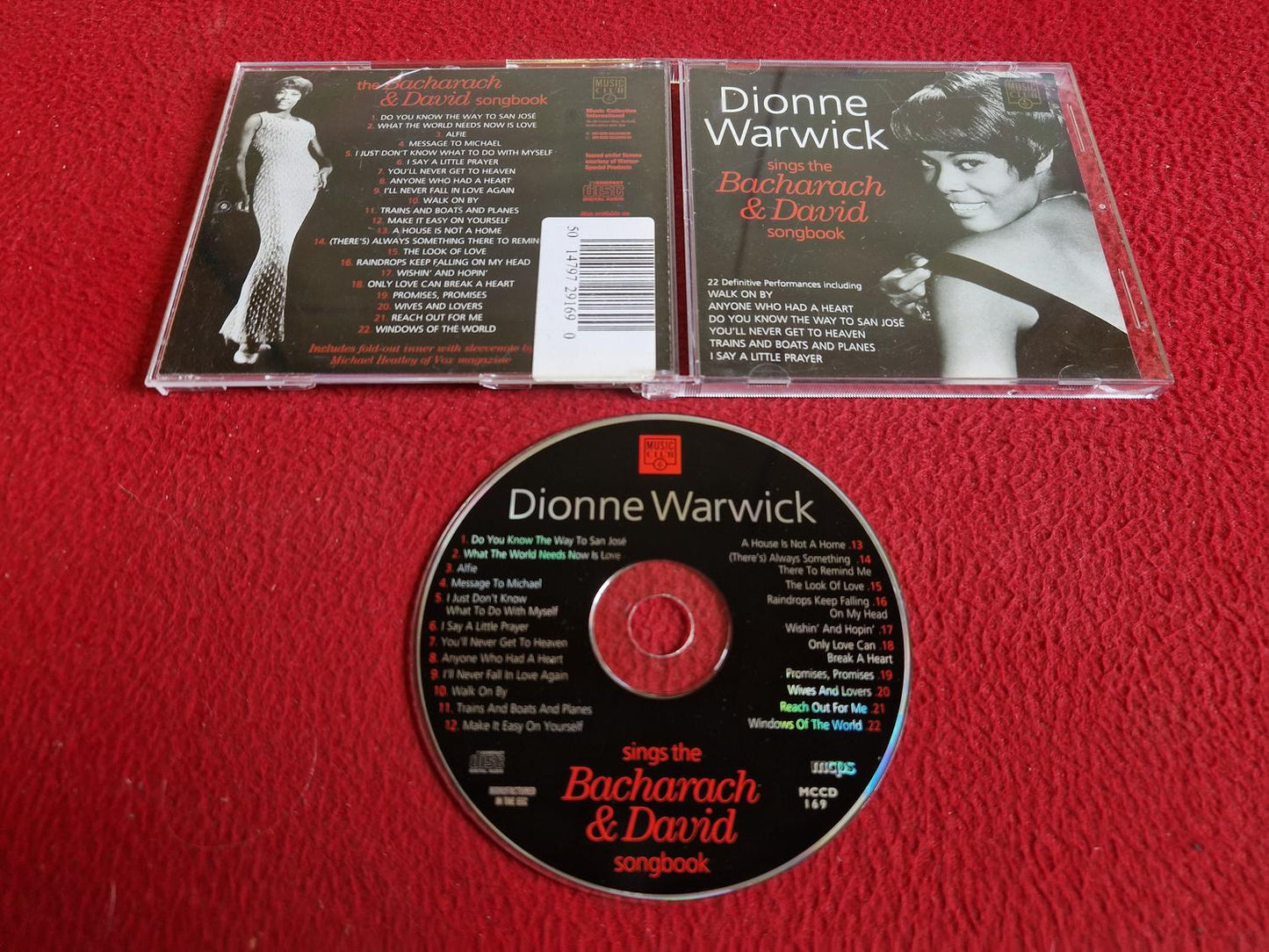 DIONNE WARWICK SINGS THE BACHARACH & DAVID SONGBOOK CD