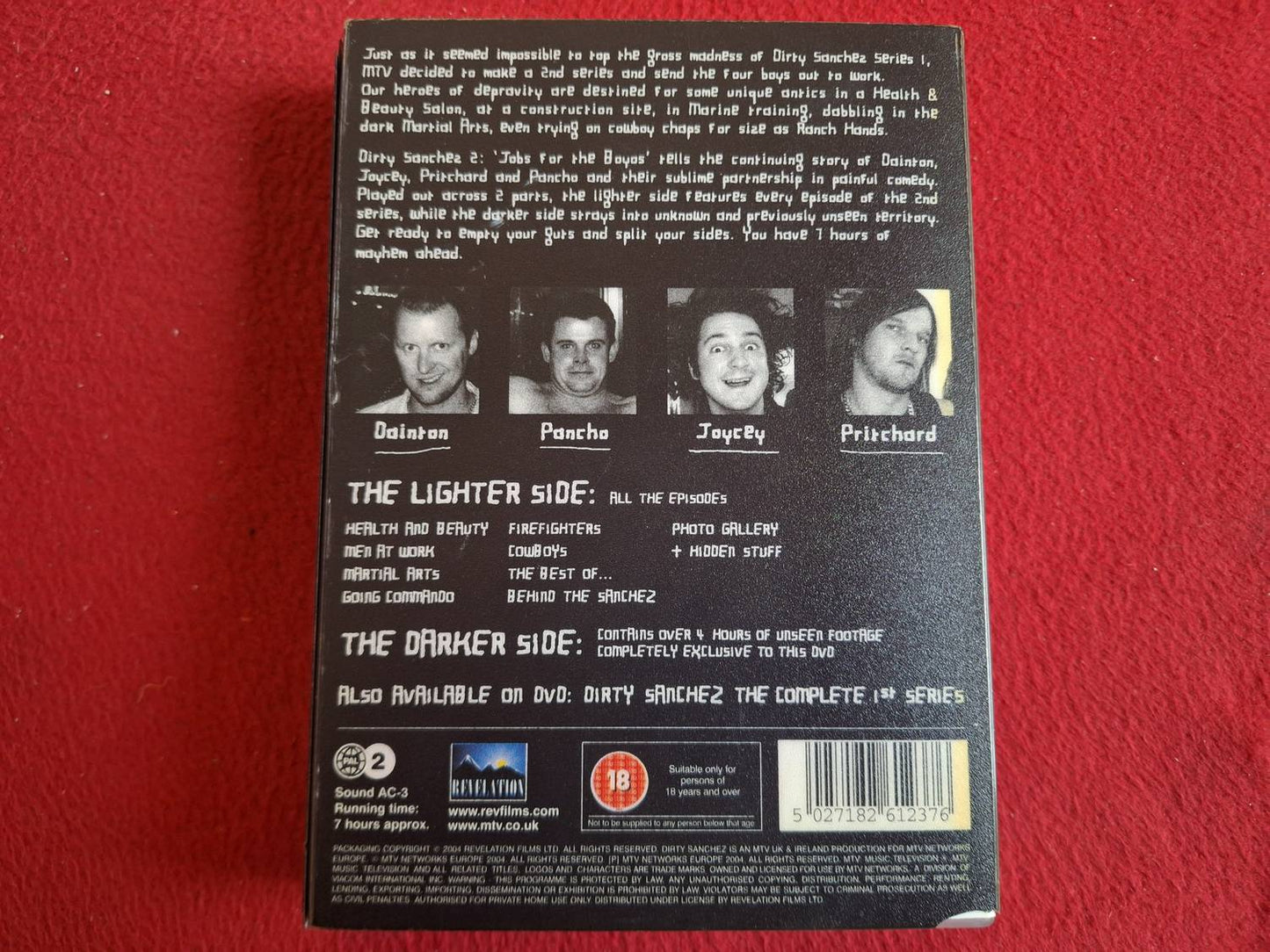 DIRTY SANCHEZ SERIES 2 BOX DVD