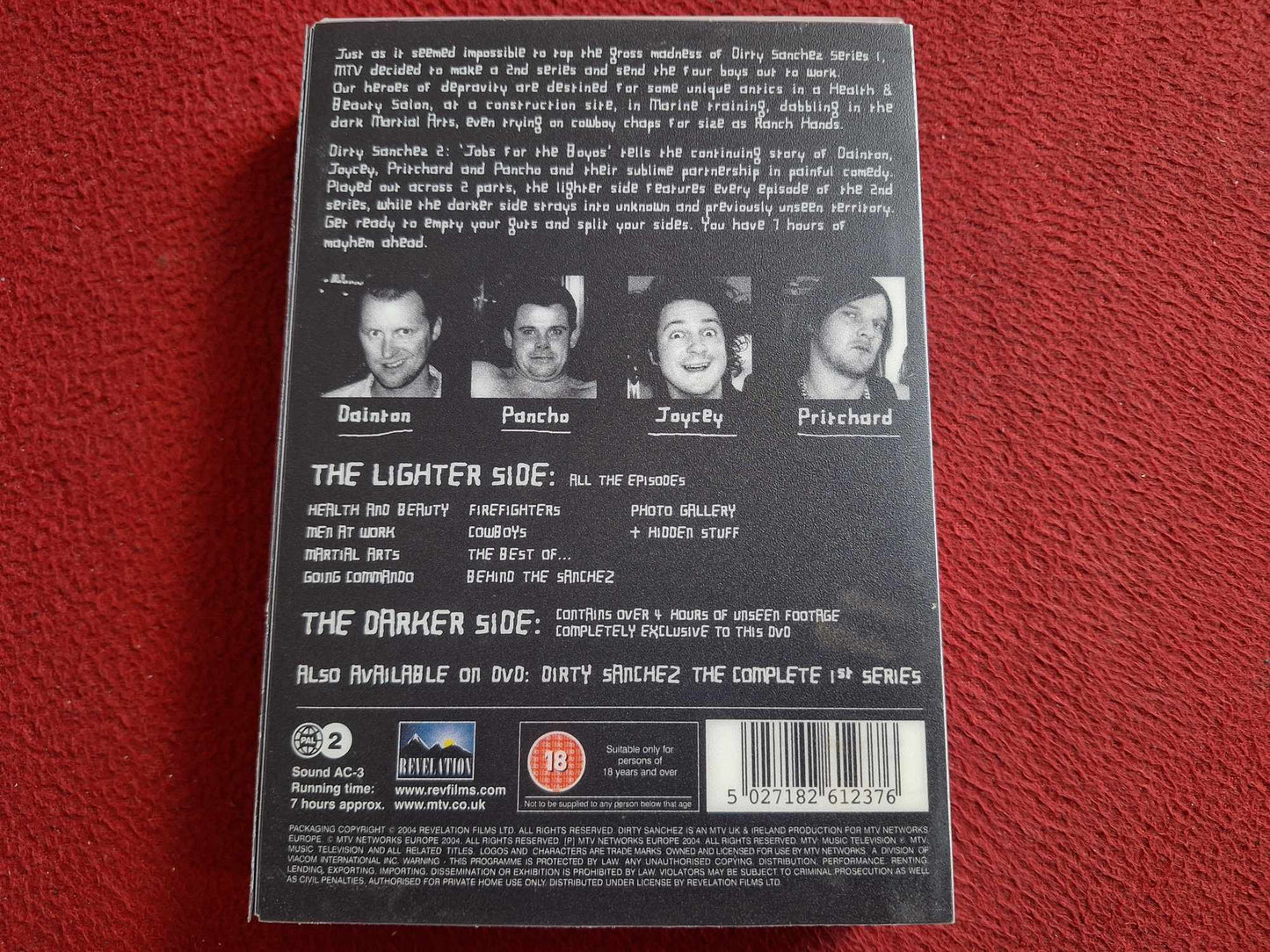 DIRTY SANCHEZ SERIES 2 BOX DVD