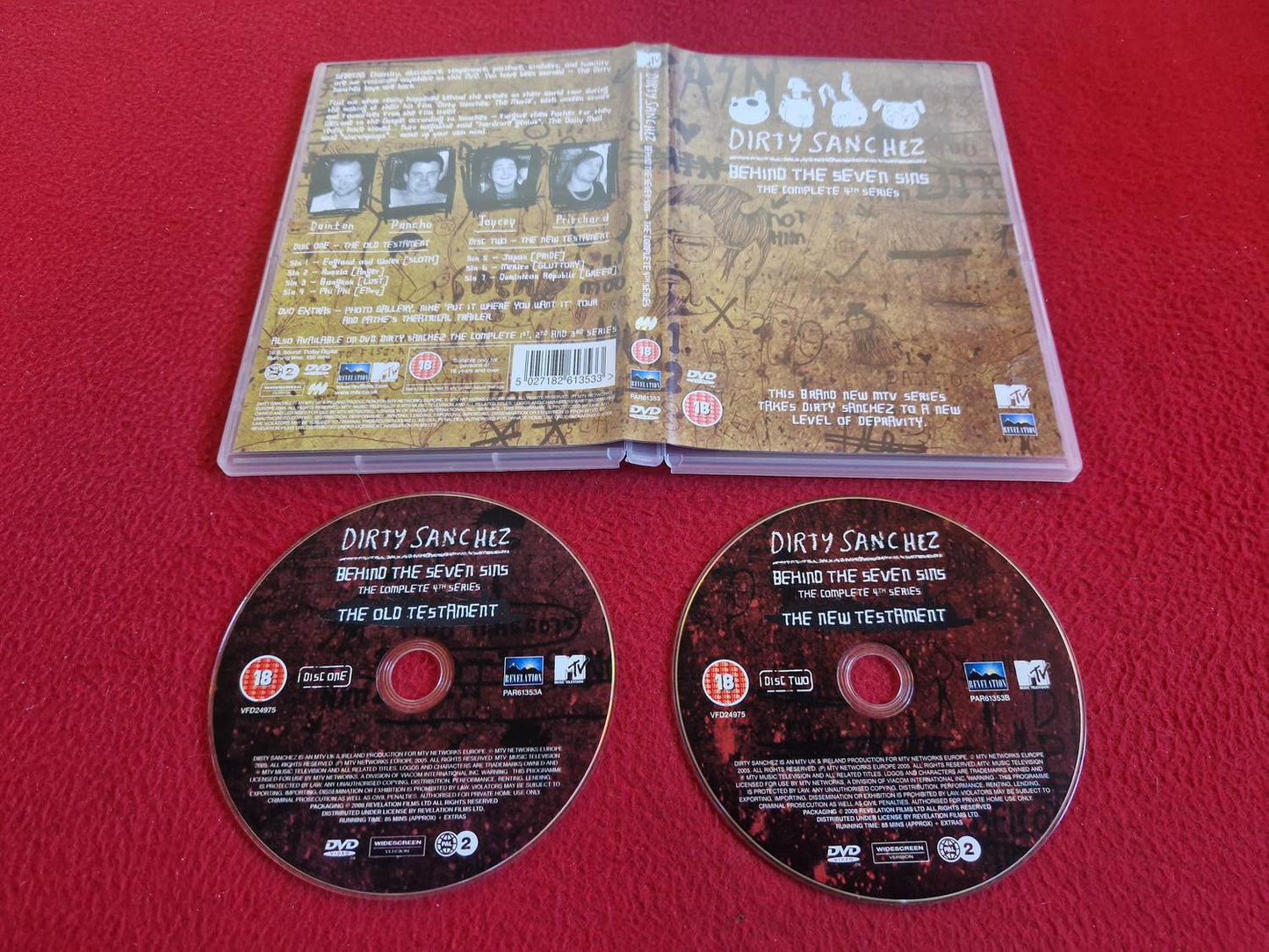 DIRTY SANCHEZ SERIES 4 BEHIND THE SEVEN SINS DVD