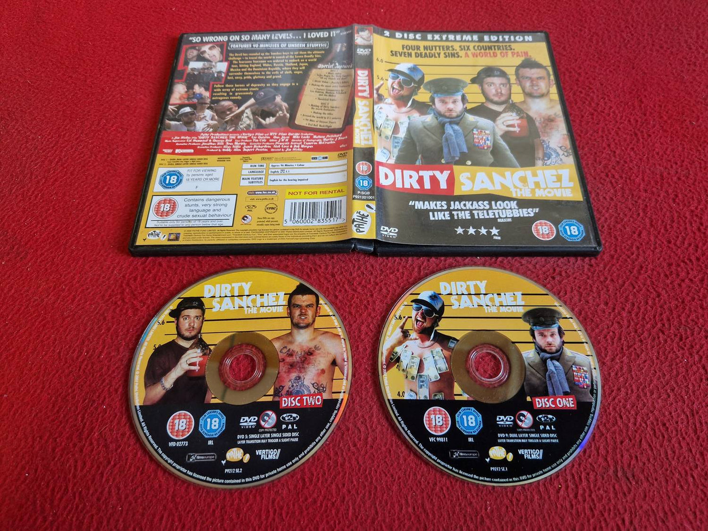 DIRTY SANCHEZ THE MOVIE DVD
