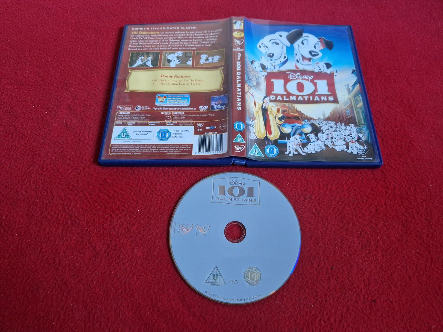 DISNEY 101 DALMATIANS till DVD