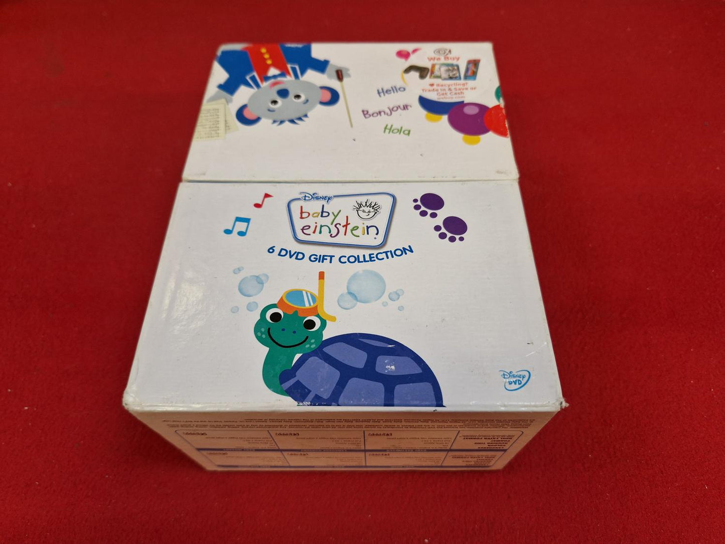 DISNEY BABY EINSTEIN 6 DVD GIFT SET BOX