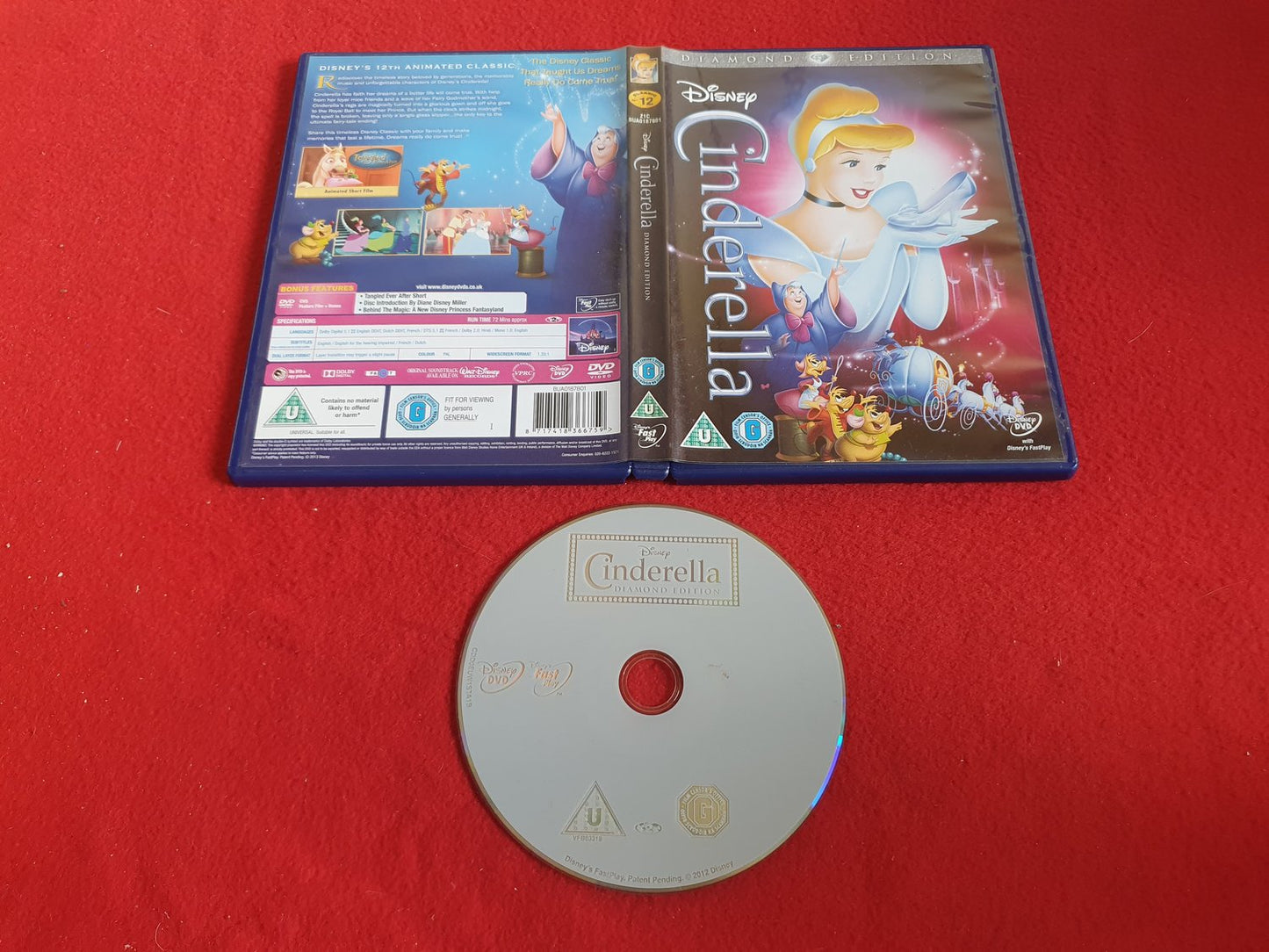 DISNEY CINDERELLA till DVD