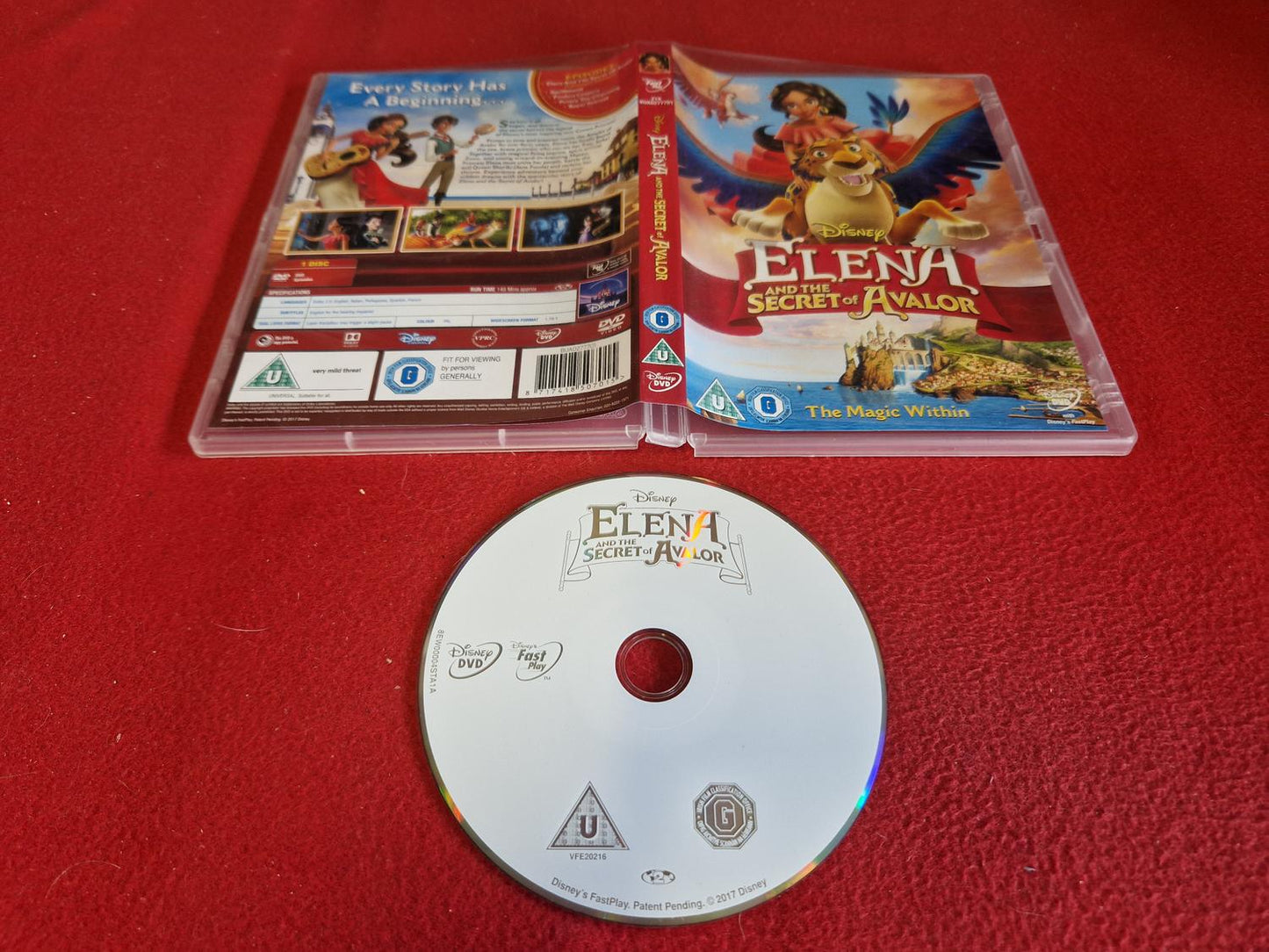 DISNEY ELENA AND THE SECRET OF AVALOR till DVD