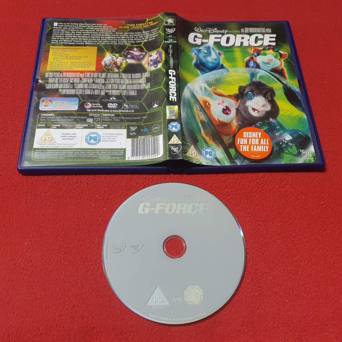 DISNEY G-FORCE till DVD