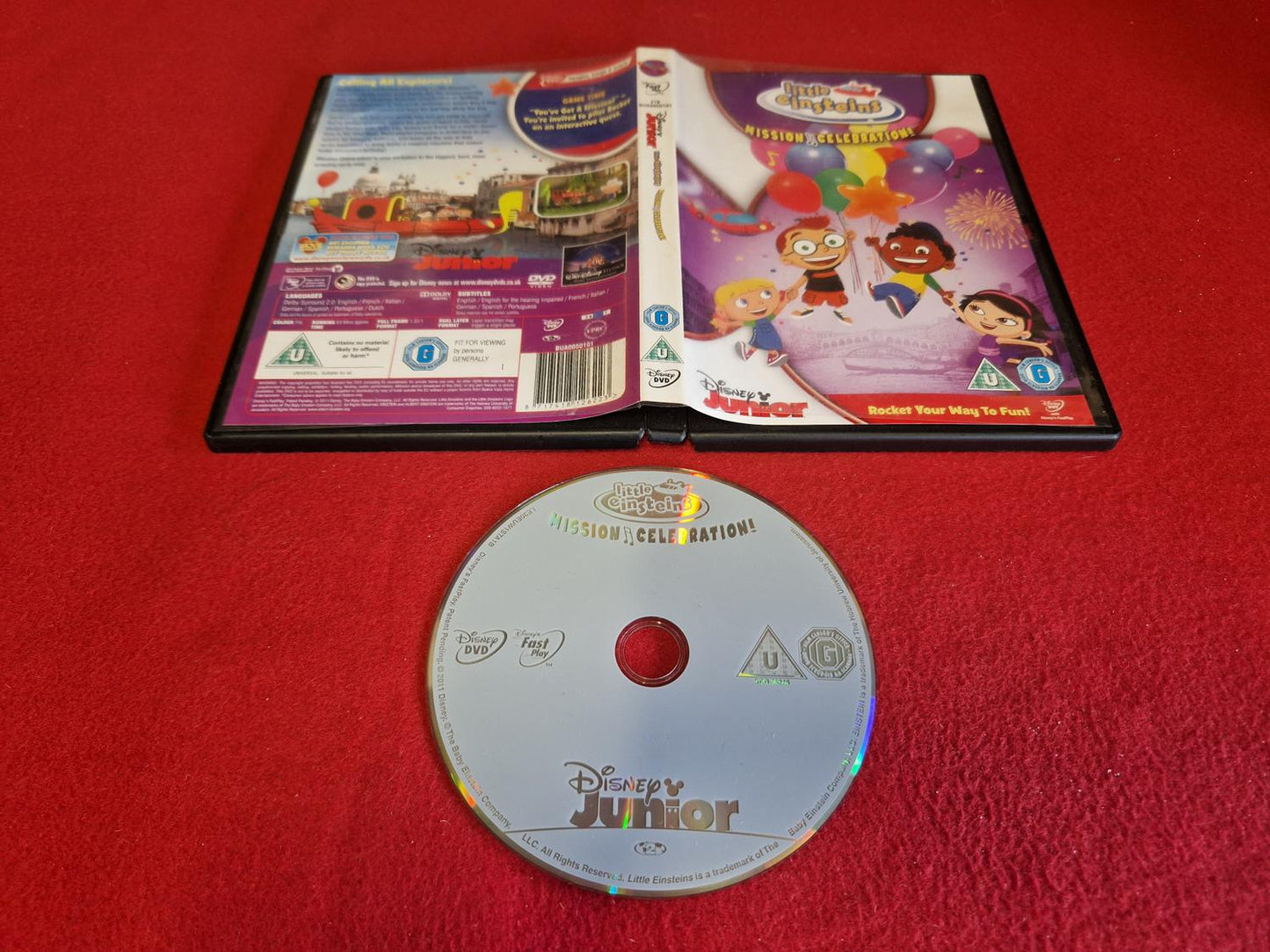 DISNEY JUNIOR LITTLE EINSTEINS MISSION CELEBRATION till DVD