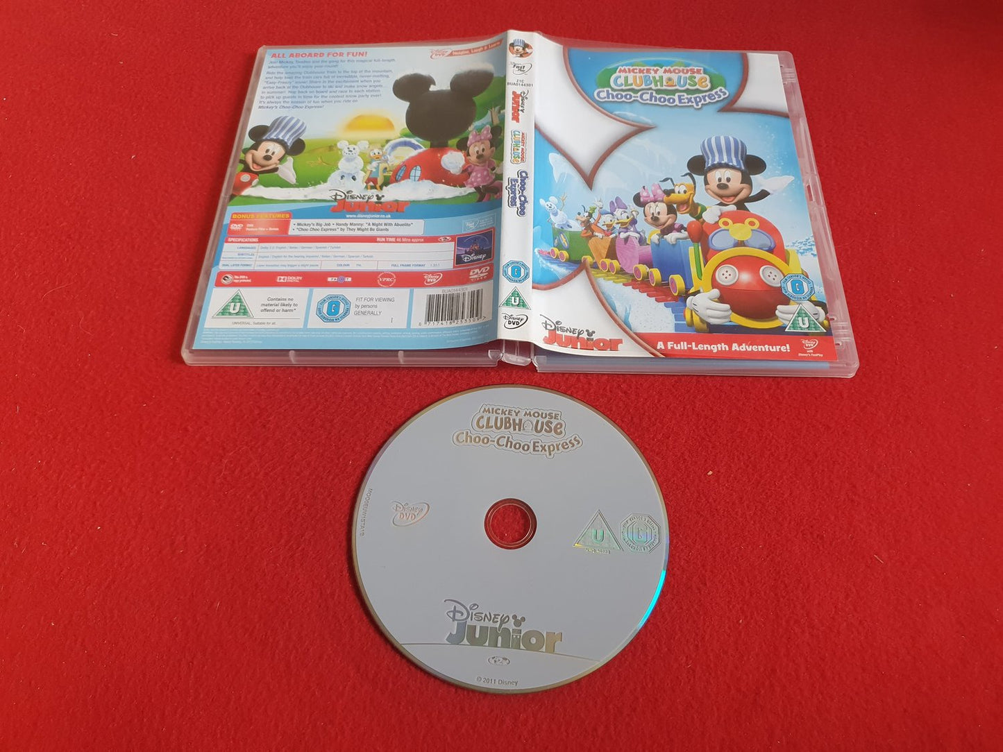 DISNEY MICKEY MOUSE CLUBHOUSE CHOO-CHOO EXPRESS till DVD