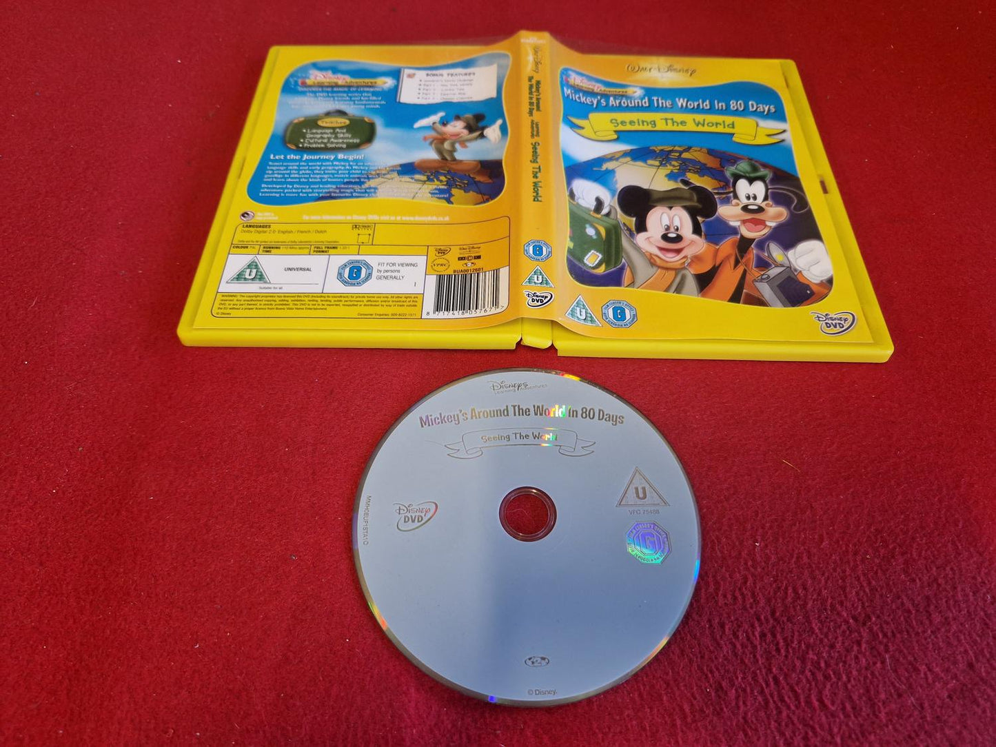 DISNEY MICKEYS AROUND THE WORLD IN 80 DAYS SEEING THE WORLD till DVD