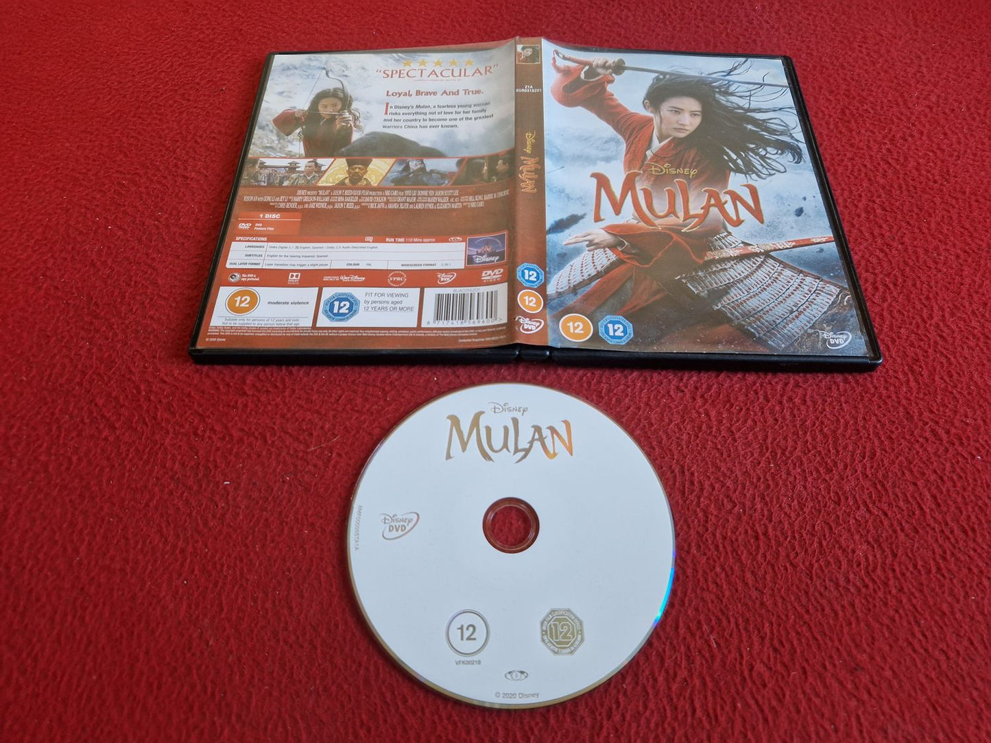 DISNEY MULAN DVD