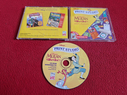 DISNEY MULAN PRINT STUDIO till PC