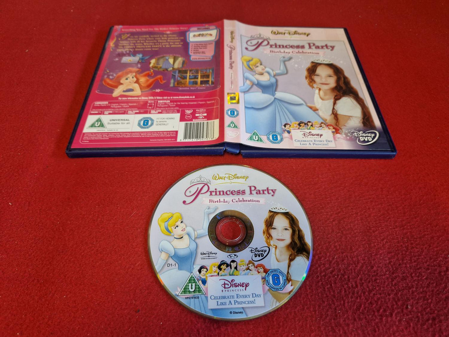DISNEY PRINCESS PARTY BIRTHDAY CELEBRATION till DVD