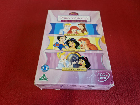 DISNEY PRINCESS STORIES VOLUME 1 - 3 BOX till DVD