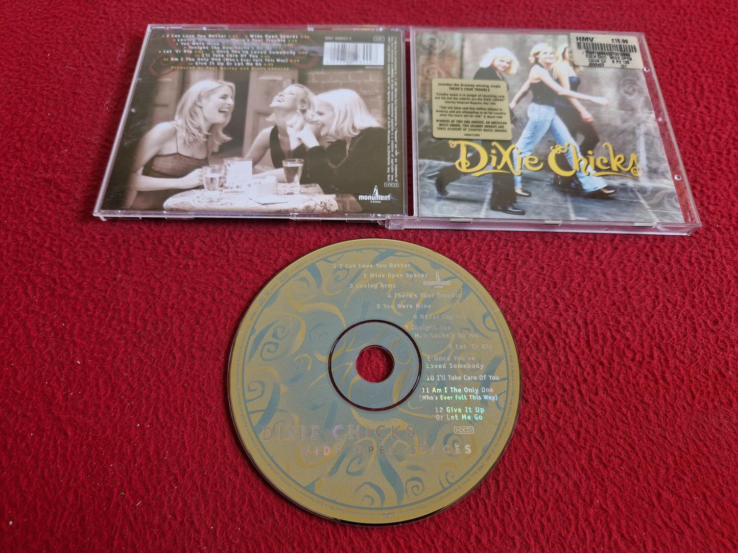 DIXIE CHICKS WIDE OPEN SPACES CD