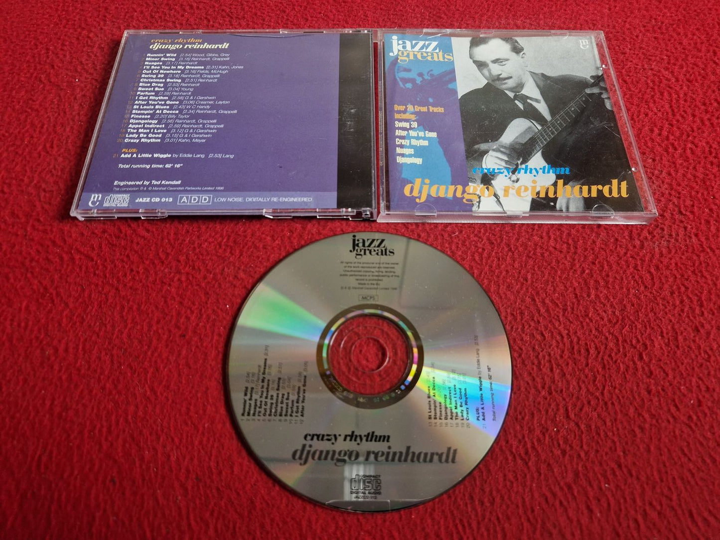DJANGO REINHARDT CRAZY RHYTHM CD