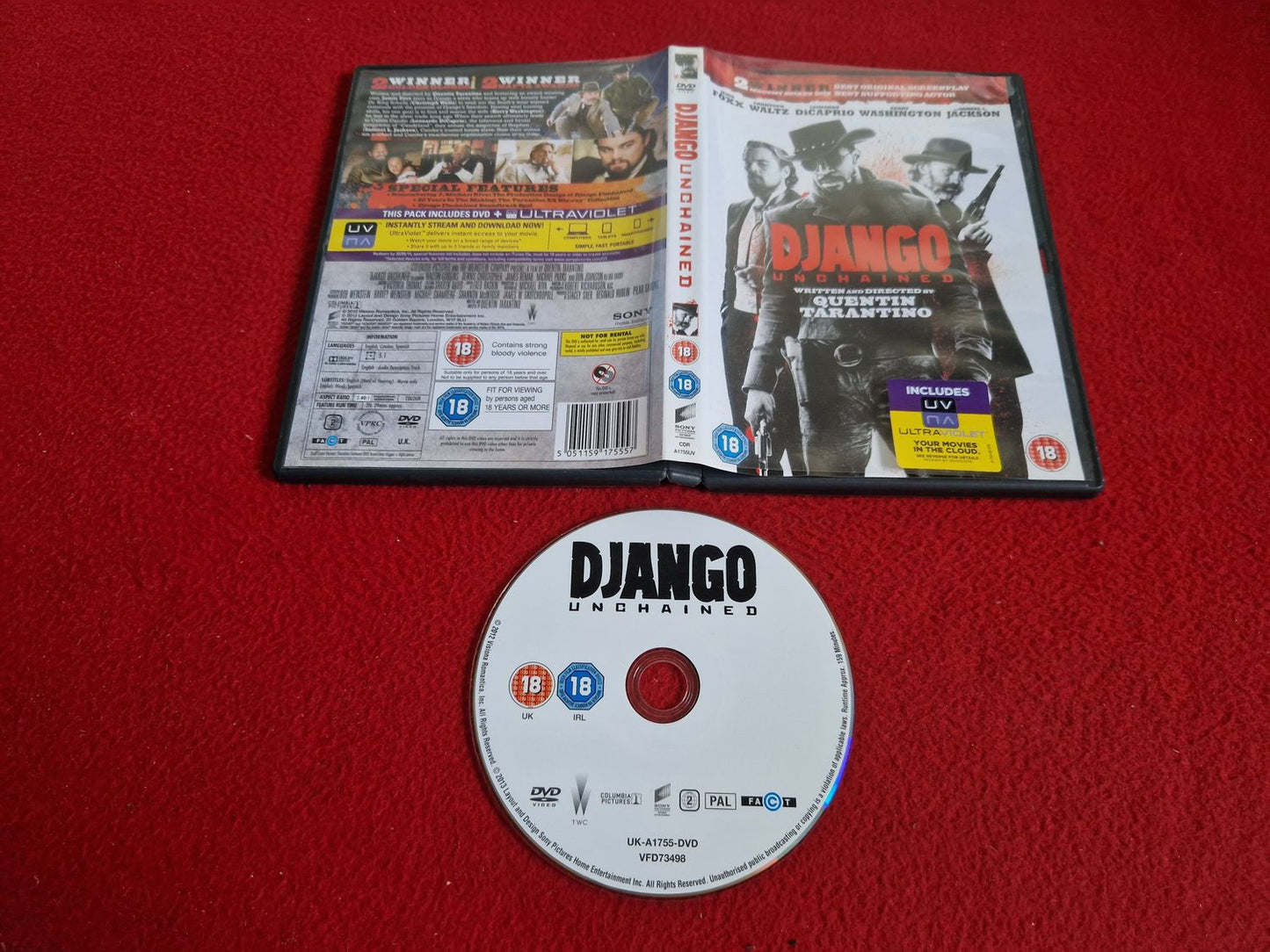 DJANGO UNCHAINED DVD