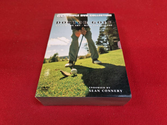 DOCTOR GOLF MASTER THE ART WITH JOHN JACOBS ENDORSED BY SEAN CONNERY BOX DVD