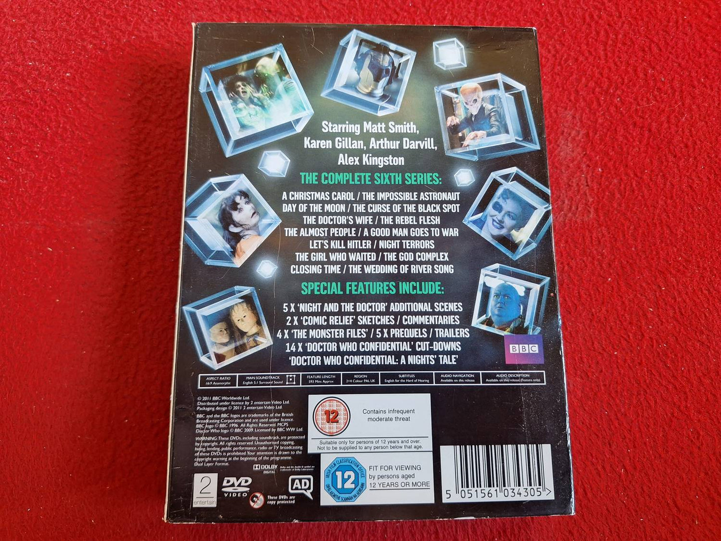 DOCTOR WHO SERIES 6 [ ENGELSK TEXT ] BOX DVD