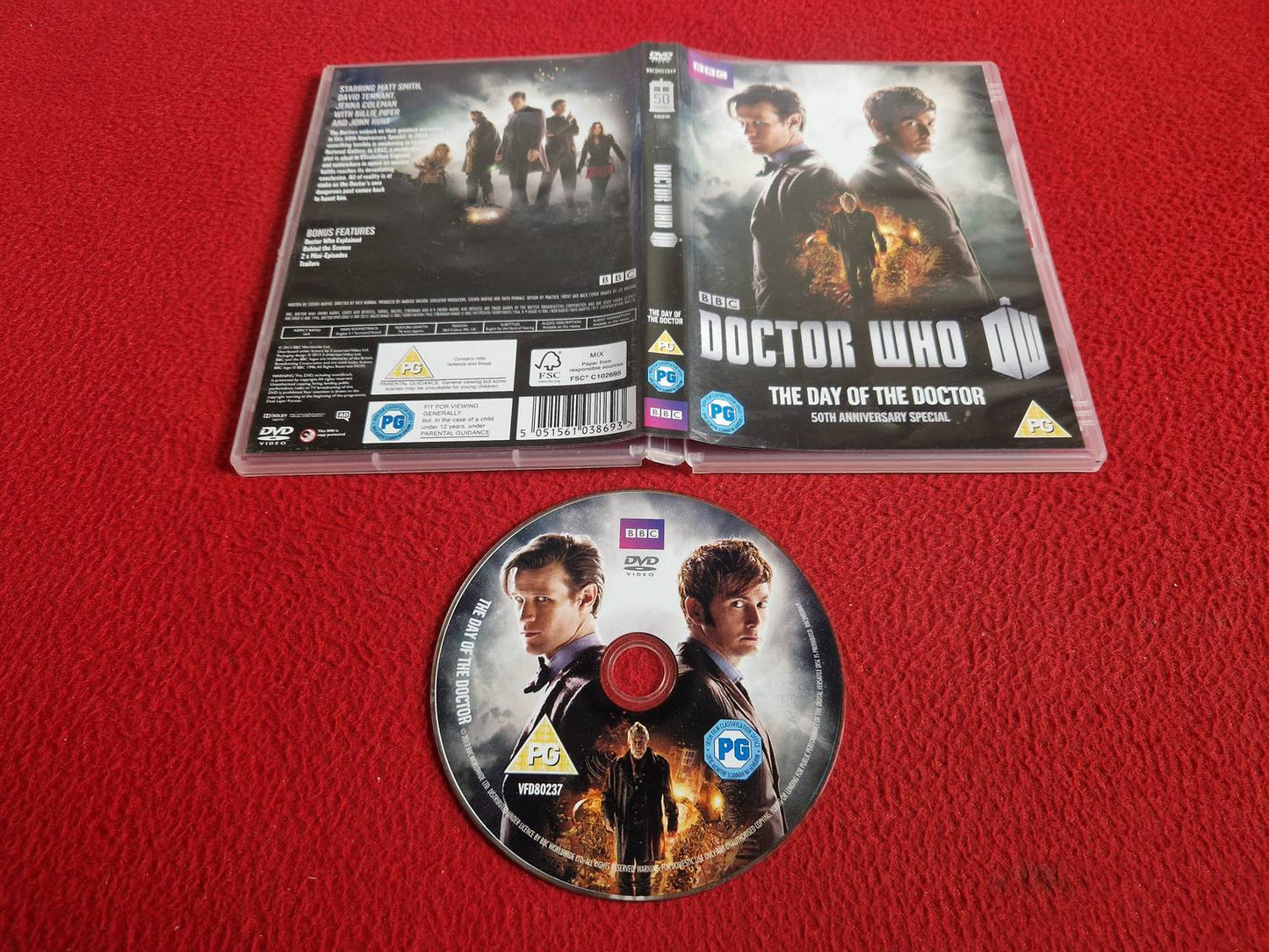 DOCTOR WHO THE DAY OF THE DOCTOR 50TH ANNIVERSARY SPECIAL DVD