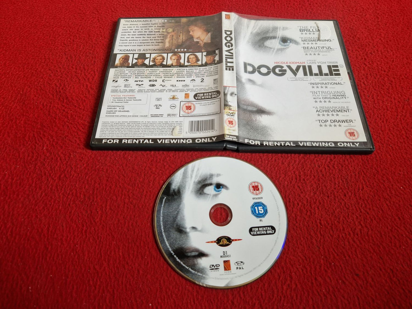 DOGVILLE DVD