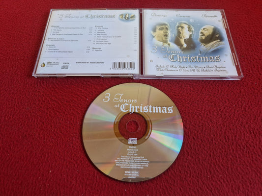 DOMINGO CARRERAS PAVAROTTI 3 TENORS AT CHRISTMAS CD