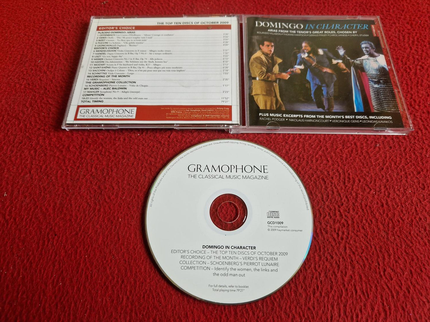 DOMINGO IN CHARACTER CD