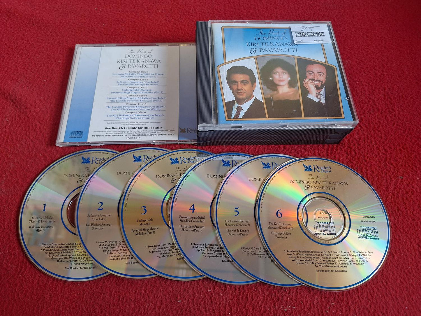 DOMINGO / KIRI TE KANAWA / PAVAROTTI THE BEST OF CD BOX
