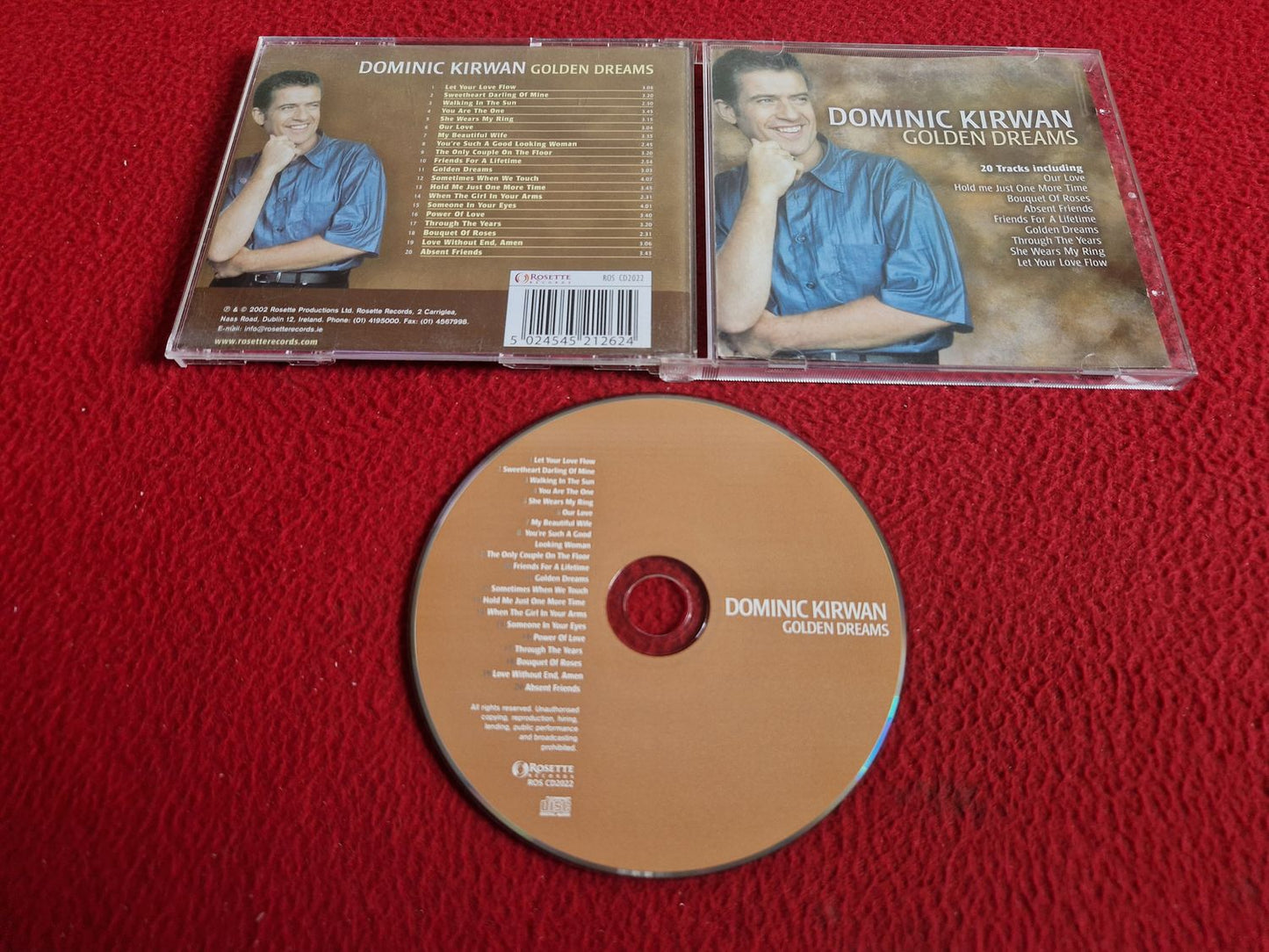DOMINIC KIRWAN GOLDEN DREAMS CD