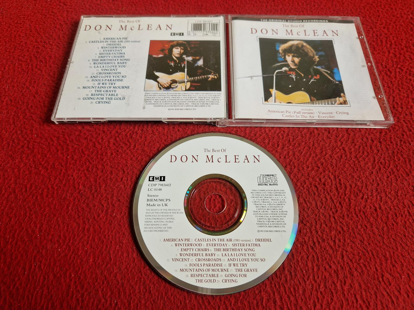 DON MCLEAN THE BEST OF CD