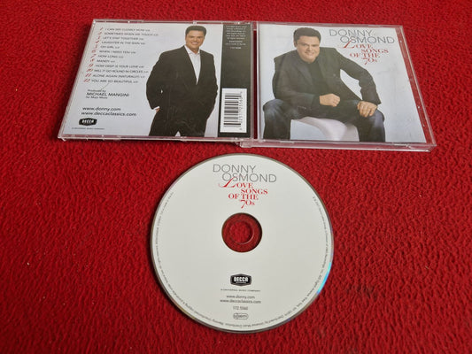 DONNY OSMOND LOVE SONGS OF THE '70S CD