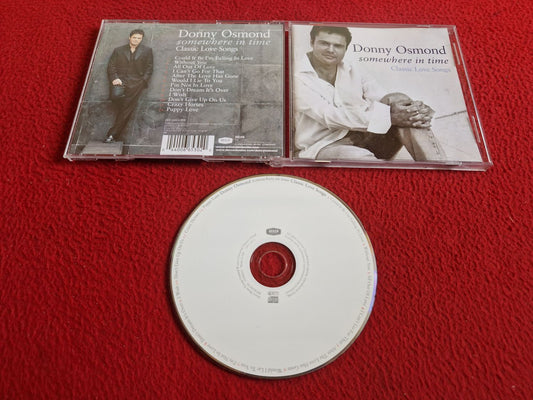 DONNY OSMOND SOMEWHERE IN TIME CLASSIC LOVE SONGS CD