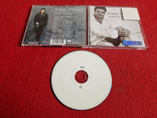 DONNY OSMOND SOMEWHERE IN TIME CLASSIC LOVE SONGS CD