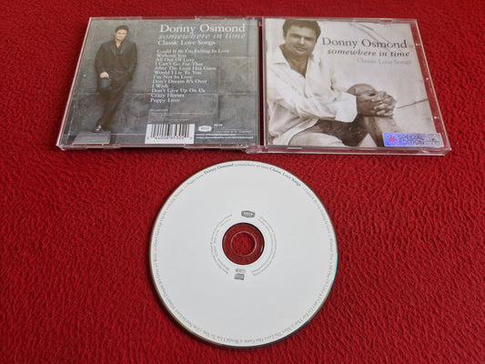 DONNY OSMOND SOMEWHERE IN TIME CLASSIC LOVE SONGS CD