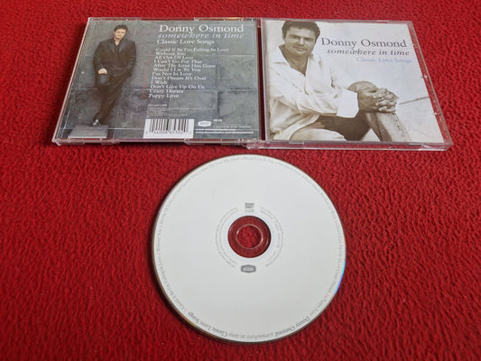 DONNY OSMOND SOMEWHERE IN TIME CLASSIC LOVE SONGS CD