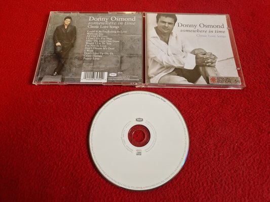 DONNY OSMOND SOMEWHERE IN TIME CLASSIC LOVE SONGS CD