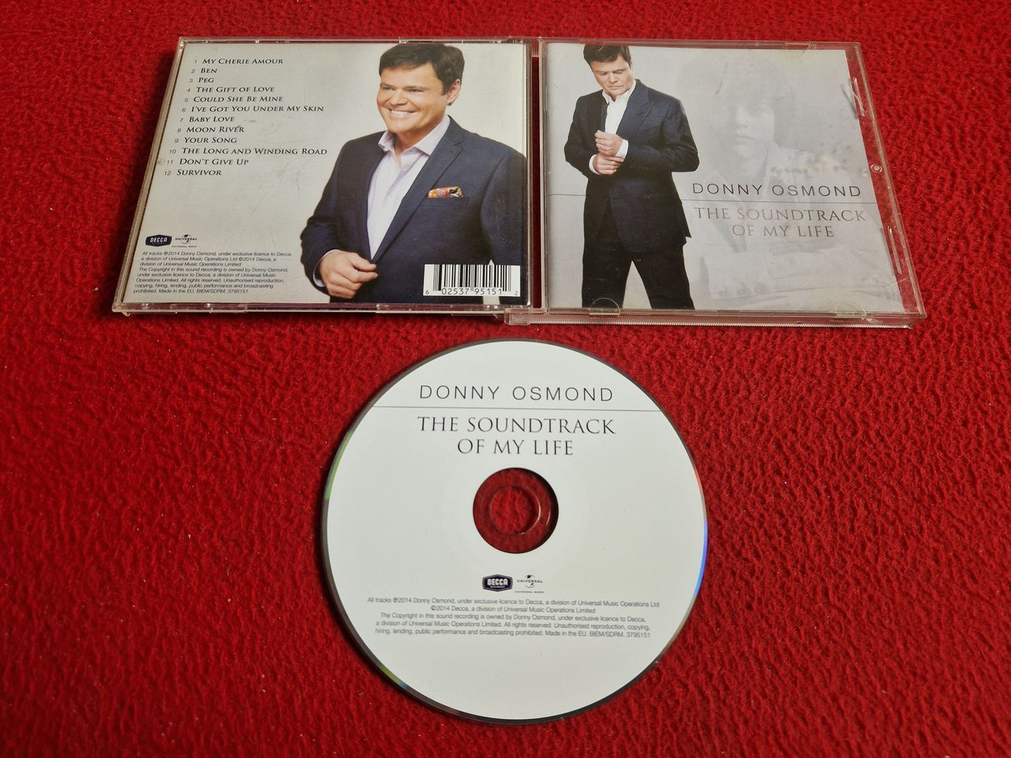DONNY OSMOND THE SOUNDTRACK OF MY LIFE CD