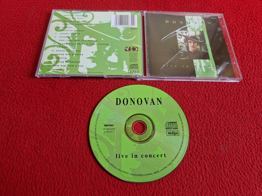 DONOVAN LIVE IN CONCERT CD