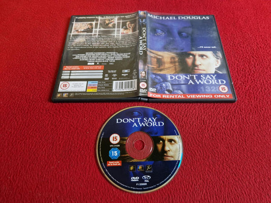 DON'T SAY A WORD DVD